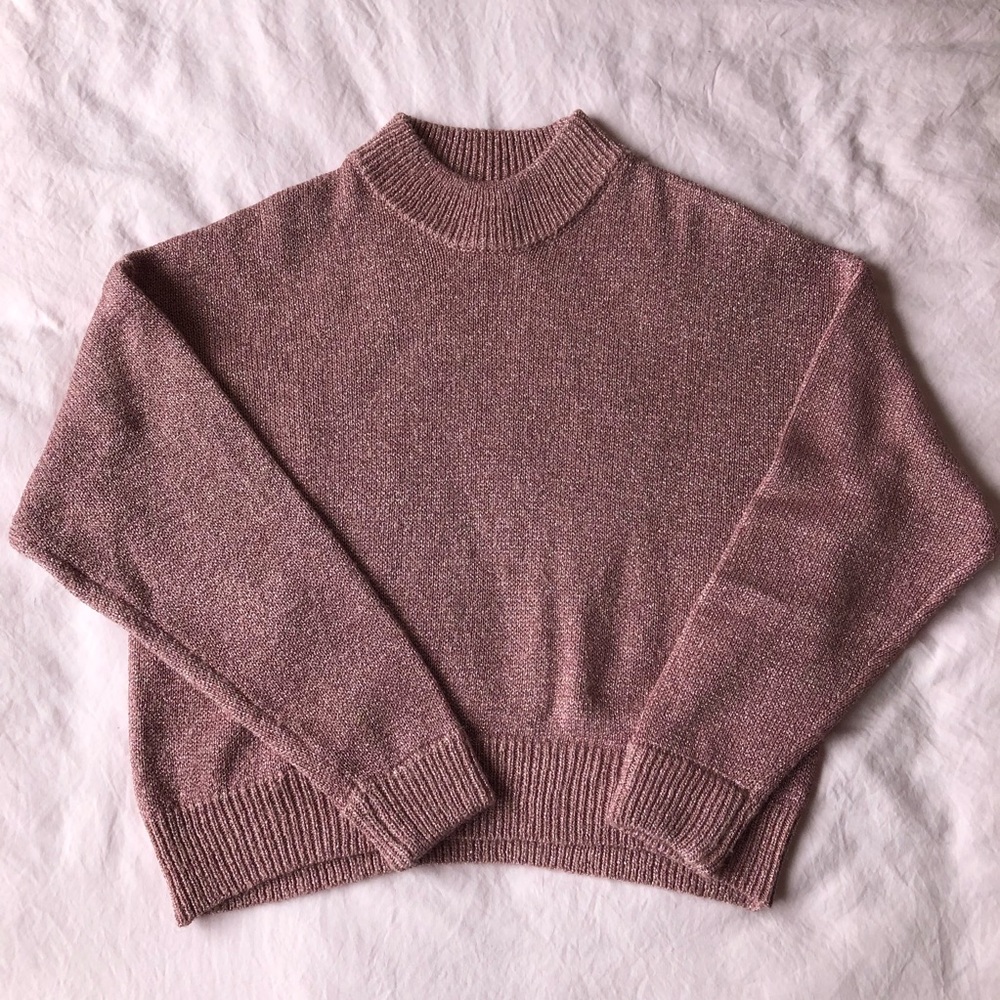 Metallic Thread Sweater